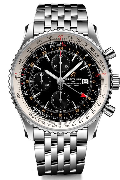 breitling navigator balck|Breitling navitimer chrono 46mm watch.